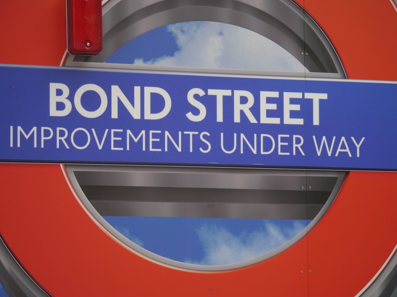 bond street improvements sign